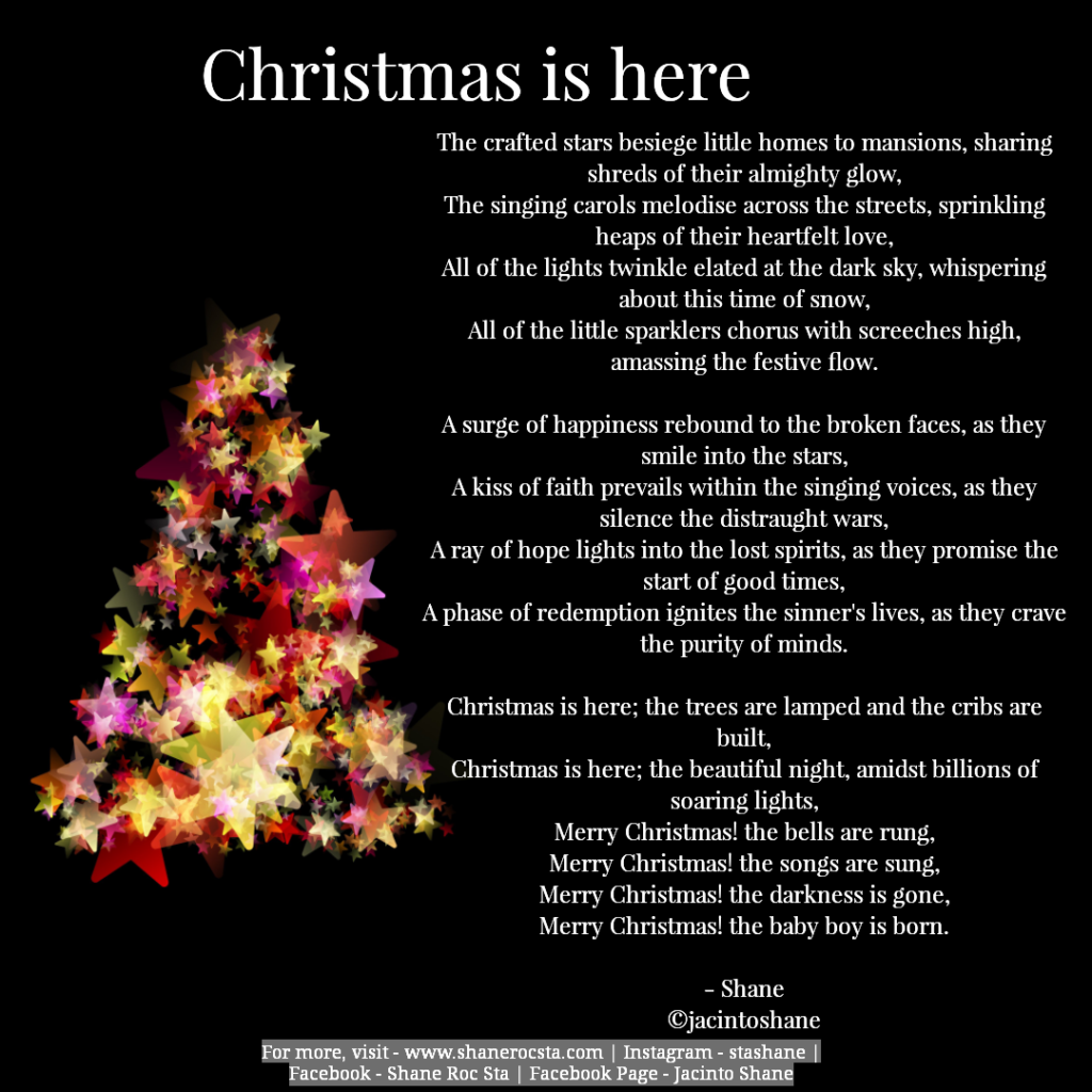 Christmas Poems - Christmas is here